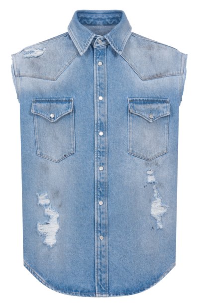 Мужской джинсовый жилет MM6, арт. SH2DR0003/M30018