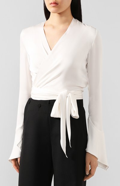 Атласная блузка LANVIN, арт. RW-T0680U-3950-E20, фото 3
