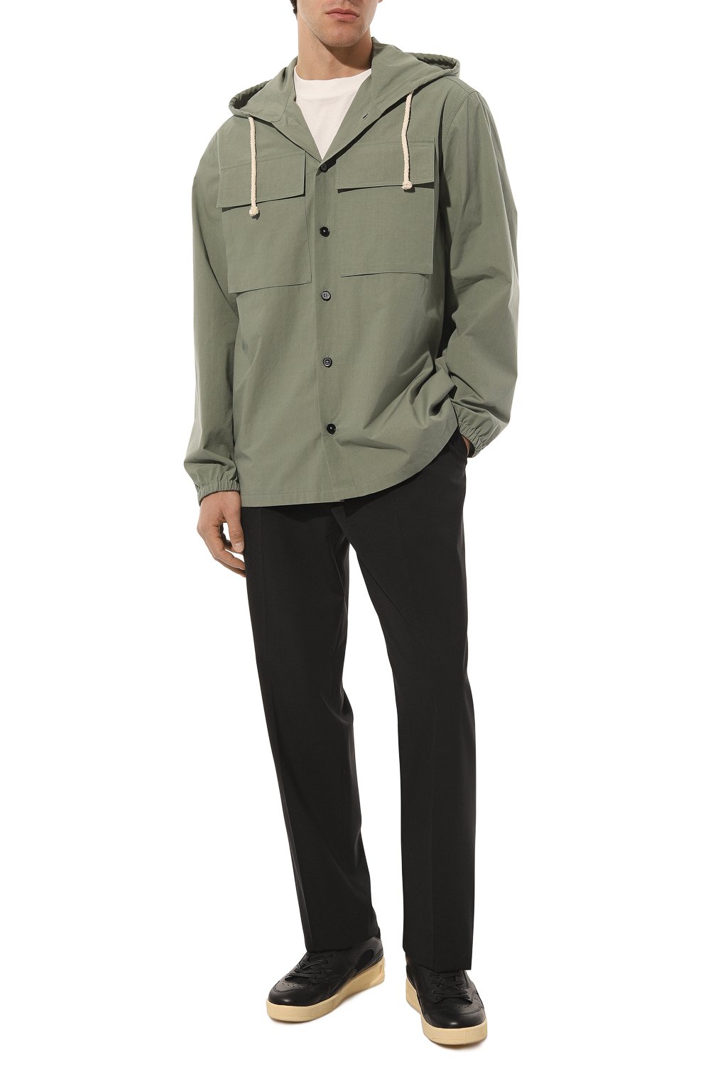 Хлопковая рубашка JIL SANDER, арт. J47DL0107/J45127, фото 2