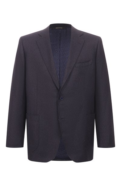 Мужской пиджак из шелка и кашемира ZILLI, арт. P2B010M061250101U