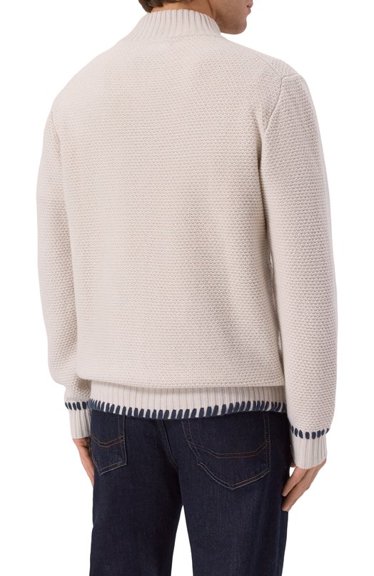 Кашемировый кардиган Kiton UMK073812/L-3XL Серый  UMK073812/L-3XL Фото 4