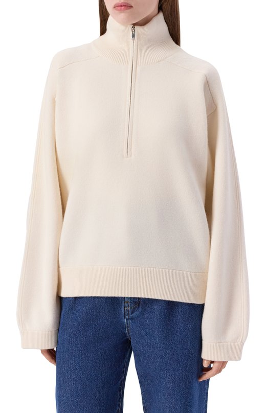 Кашемировый свитер Loulou de Saison DRIES Кремовый  DRIES Фото 3