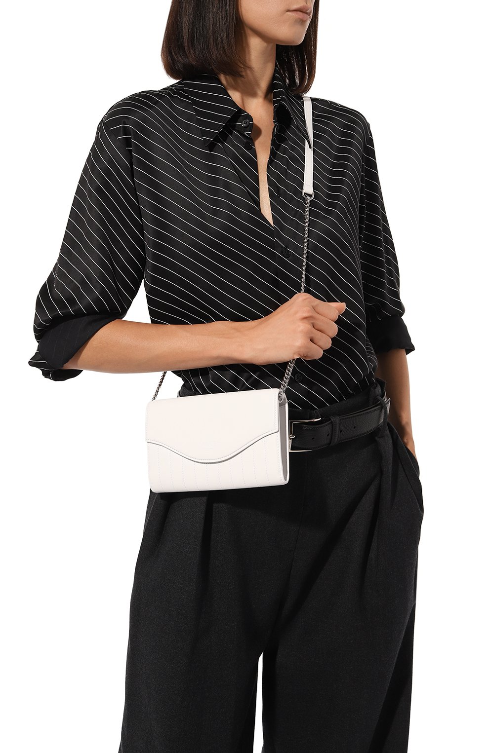 Сумка rodeo LANCEL белого цвета по цене 28300 руб., арт. A12340/07, фото 2 Сумка rodeo LANCEL, арт. A12340/07, фото 2