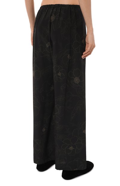 Шелковые брюки DRIES VAN NOTEN, арт. 242-010914-9068, фото 4