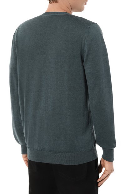 Шерстяной кардиган GRAN SASSO бирюзового цвета по цене 28250 руб., арт. 58150/14201, фото 4 Шерстяной кардиган GRAN SASSO, арт. 58150/14201, фото 4