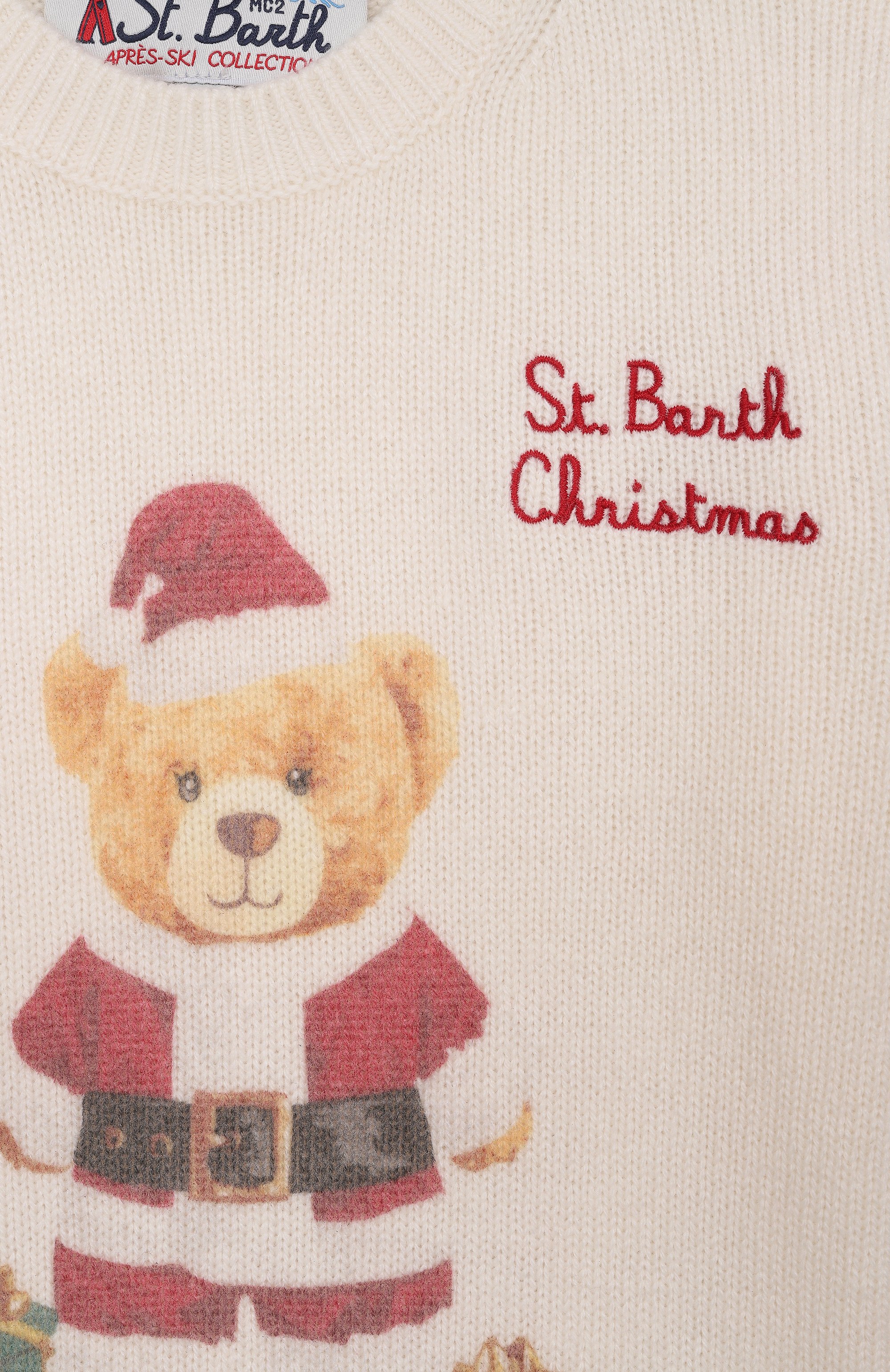 Пуловер из шерсти и вискозы MC2 SAINT BARTH, арт. D0U0019-02502I/D0UGLAS PRINT, фото 3