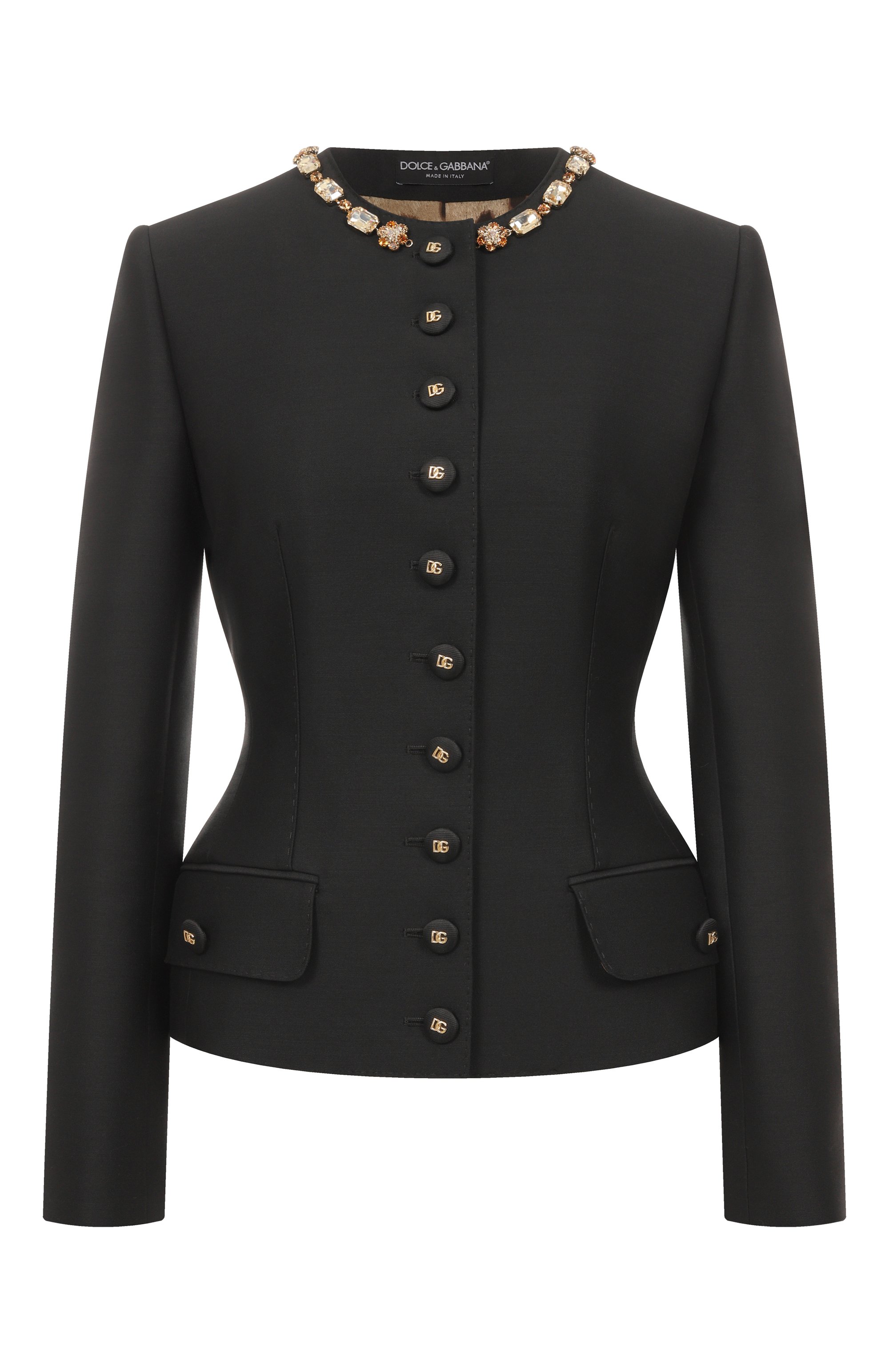 Жакет из шерсти и шелка DOLCE & GABBANA, арт. F27BIZ/FU3R1, фото 1