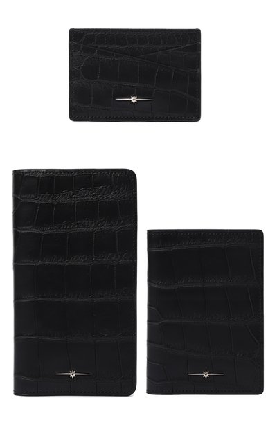 Мужская кожаный набор из крокодила AURUS, арт. GF001BKS