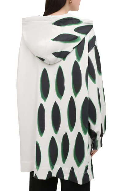 Хлопковое худи DRIES VAN NOTEN белого цвета по цене 36850 руб., арт. 211-31179-2631, фото 4 Хлопковое худи DRIES VAN NOTEN, арт. 211-31179-2631, фото 4