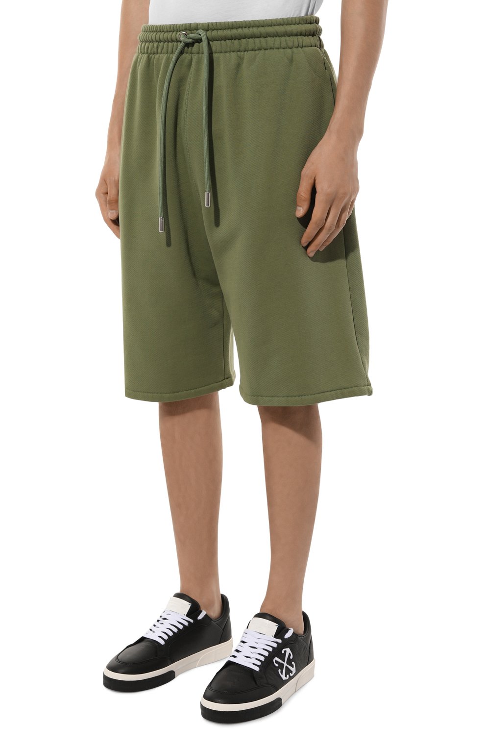 Хлопковые шорты OFF-WHITE, арт. 0MCI013F24FLE003, фото 3