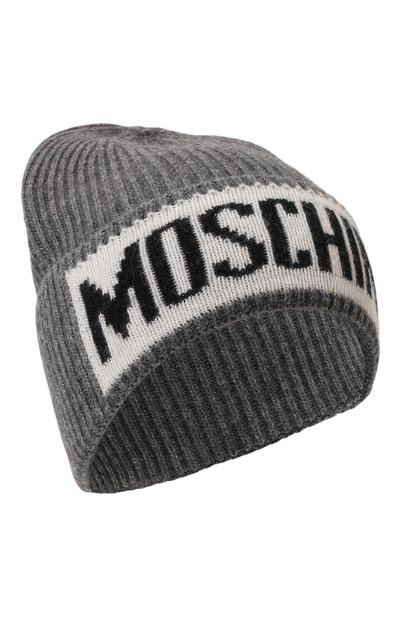 Мужская шапка из шерсти и вискозы MOSCHINO, арт. 60077/M5540