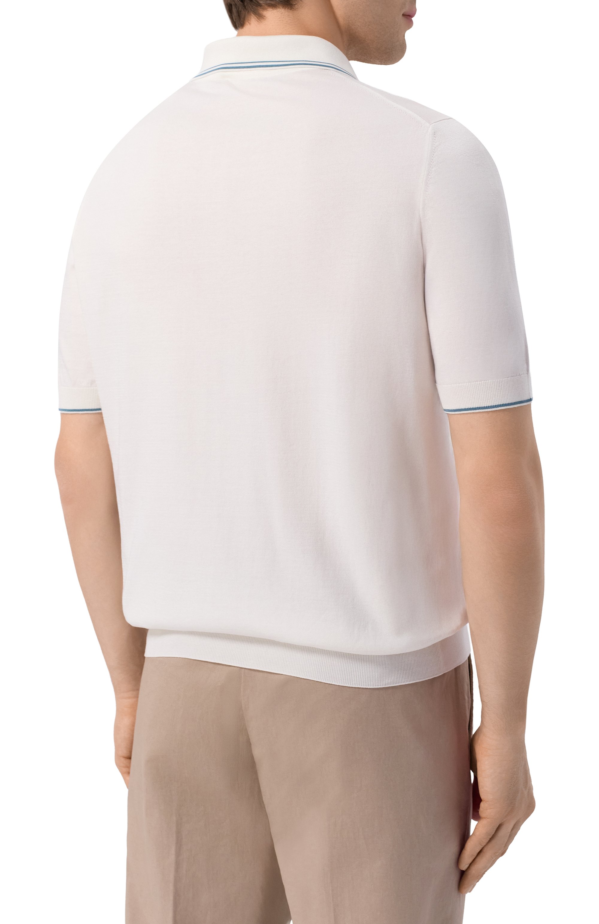 Поло из хлопка и шелка MVST, арт. M26.CSM.K425, фото 4