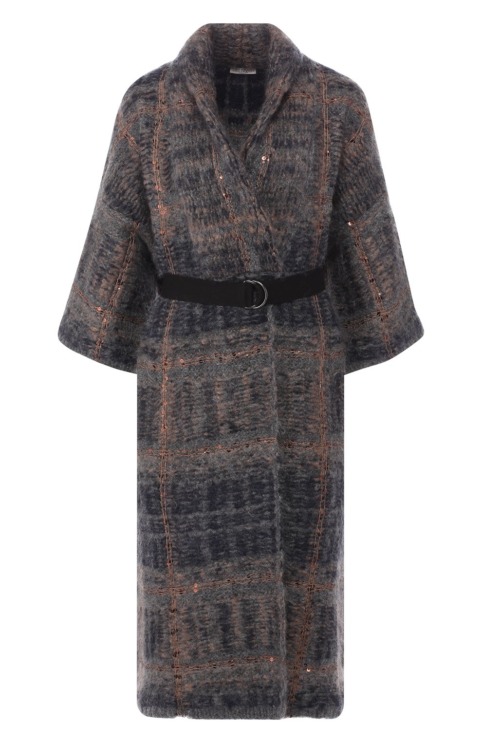 Вязаный кардиган с поясом BRUNELLO CUCINELLI, арт. M4U320426, фото 1