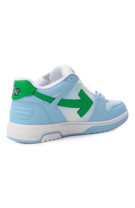 Кожаные кеды Out of Office Off-White 0MIA189S26LEA00A Голубой  0MIA189S26LEA00A Фото 4