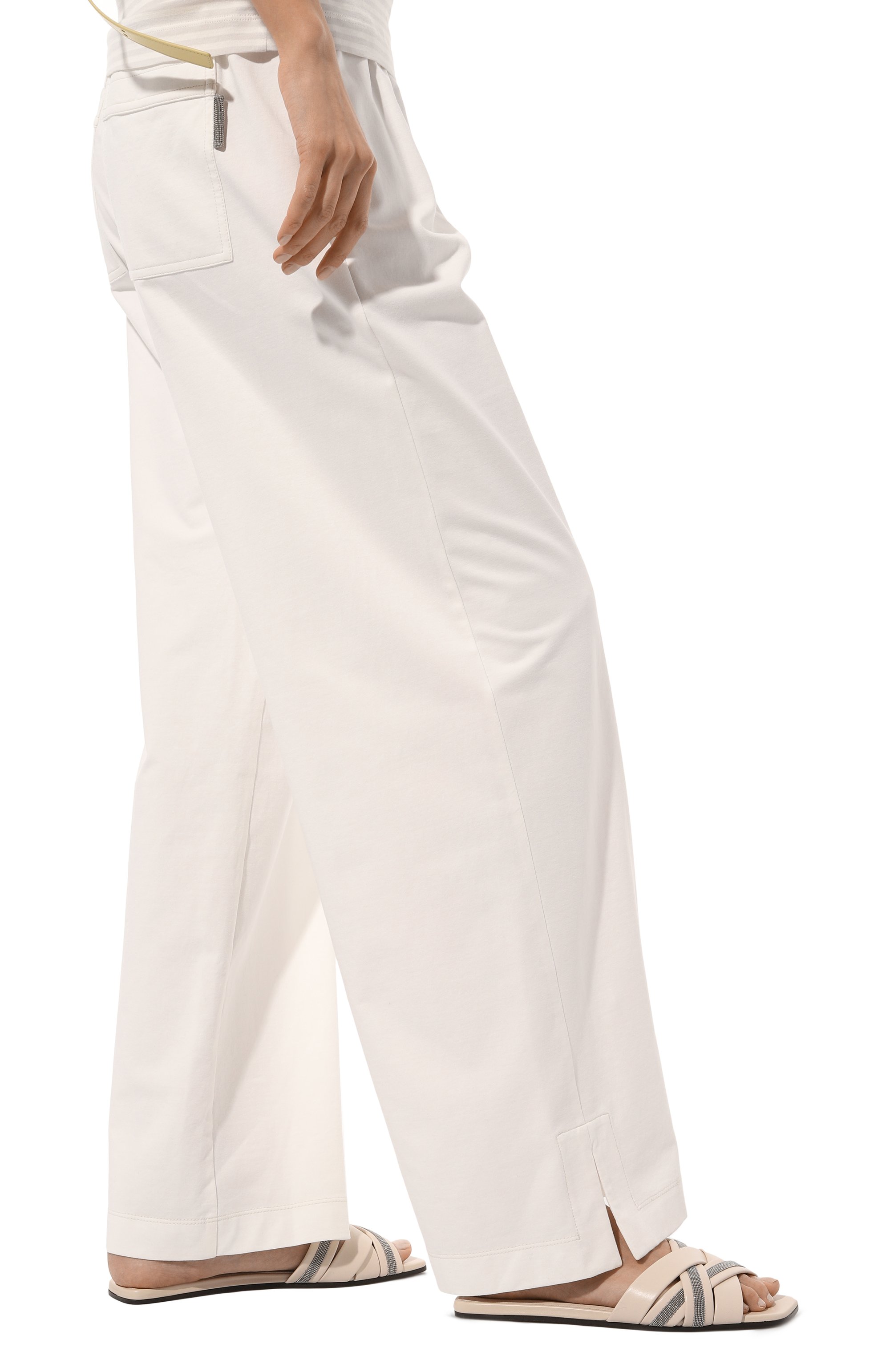 Кожаные шлепанцы BRUNELLO CUCINELLI, арт. MZSKCB1302, фото 3