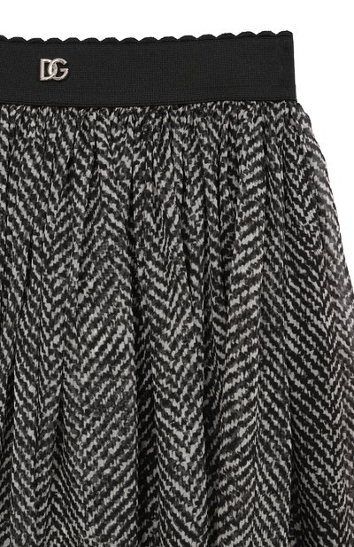Шелковая юбка DOLCE & GABBANA, арт. L55I00/IS1ZN, фото 3