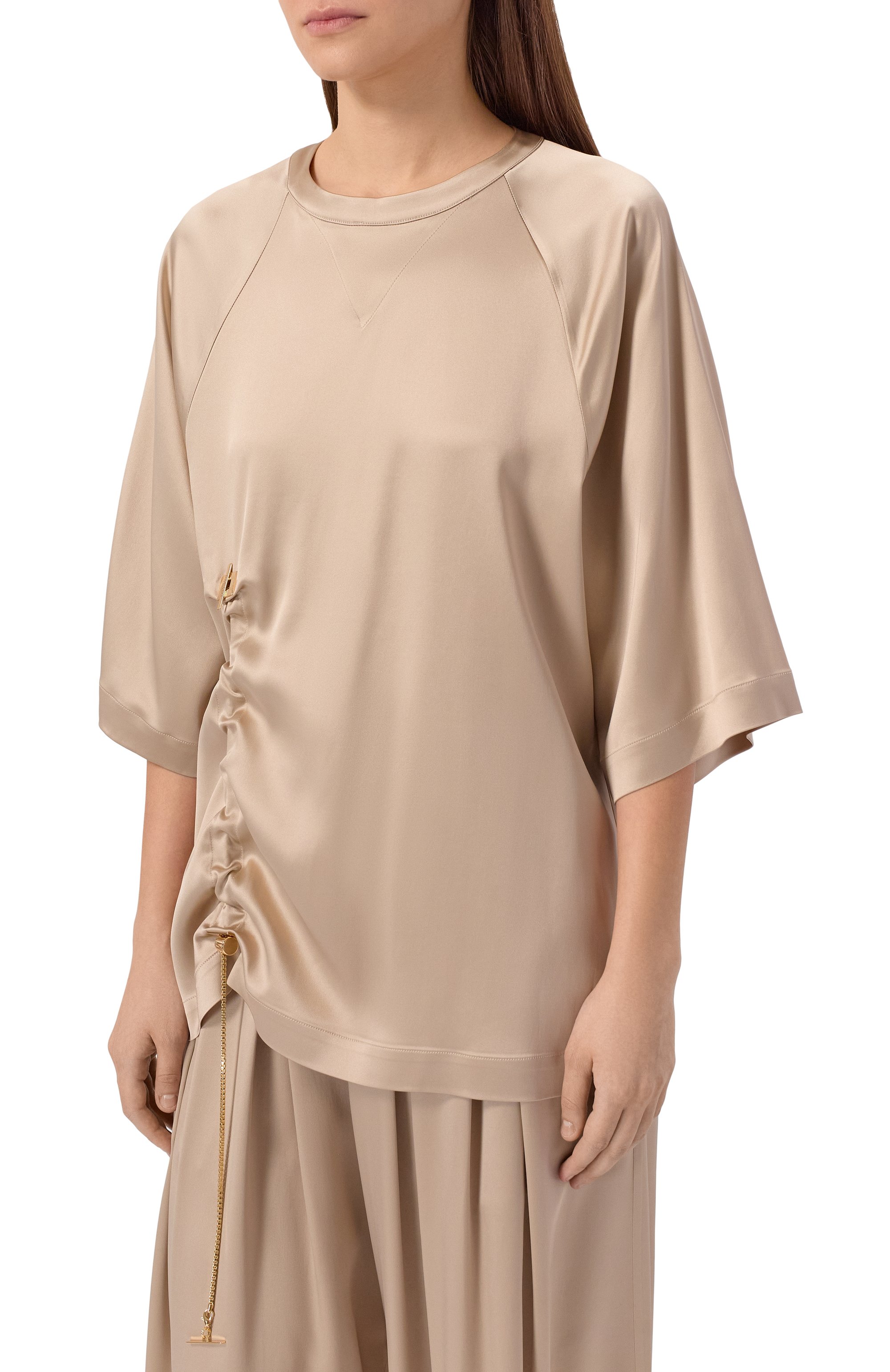 Атласный топ DANAME, арт. 726SS7818A, фото 3