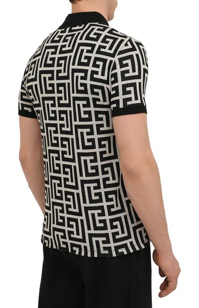 Хлопковое поло BALMAIN, арт. XH1GB000/JB70, фото 4