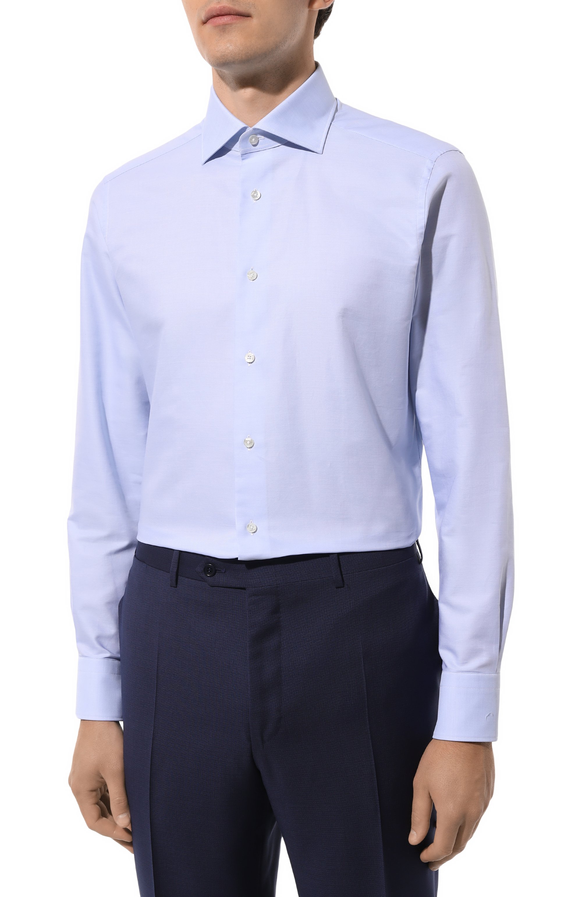 Хлопковая сорочка ZEGNA, арт. CT1030/9MS0BA, фото 4