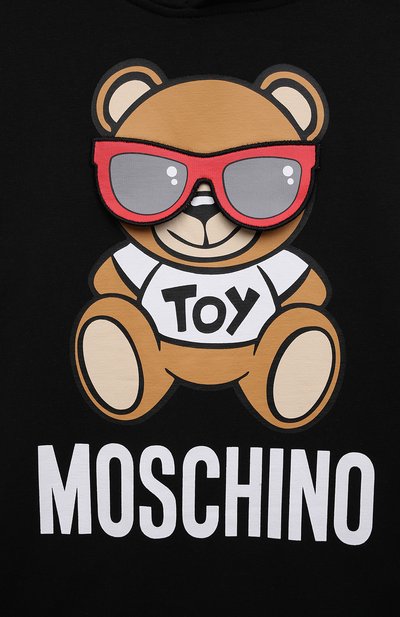 Хлопковое худи MOSCHINO, арт. HPF03X/LDA25/10A-14A, фото 3