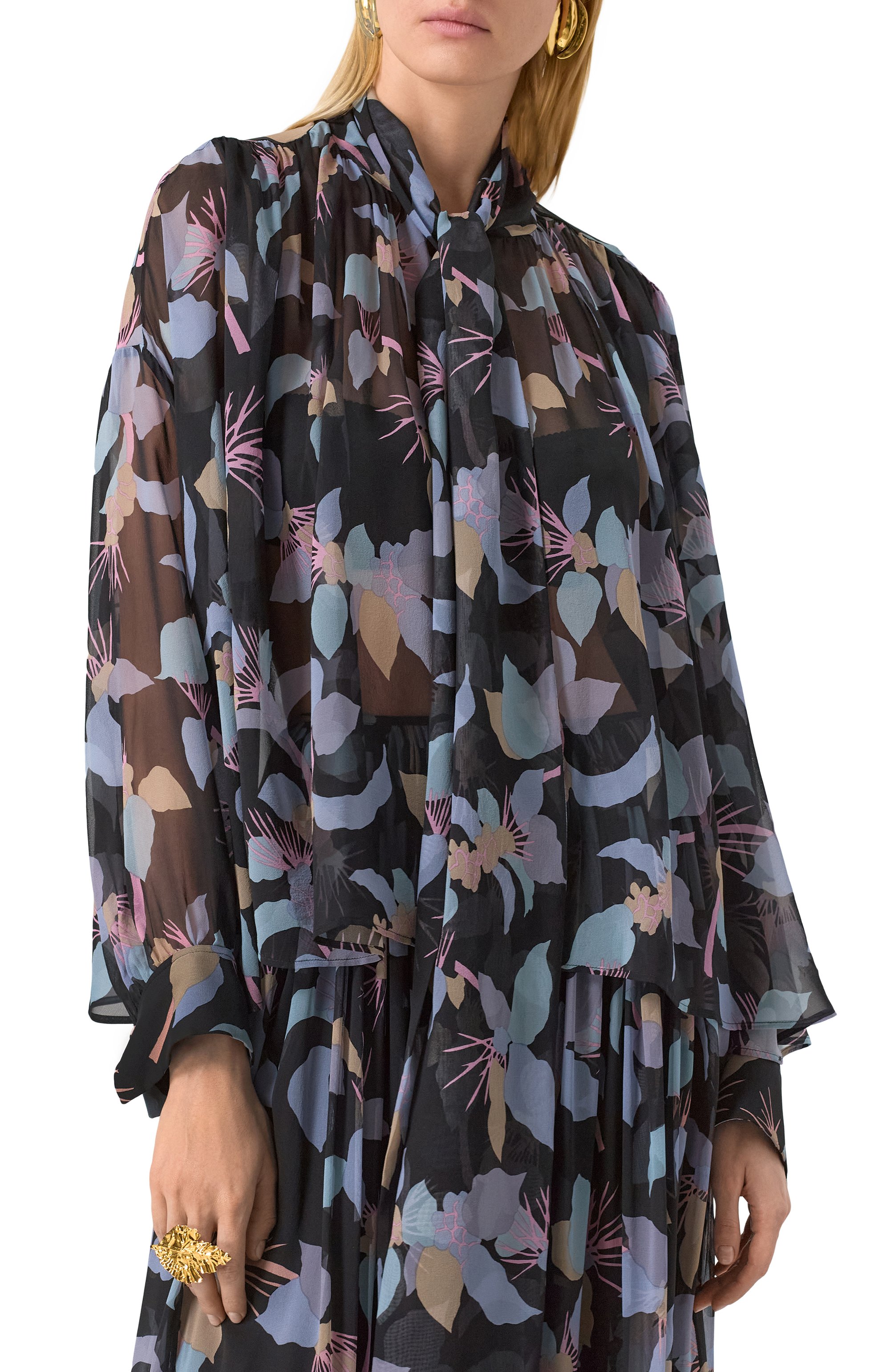 Шелковая блузка CHLOÉ, арт. CHC25SHT34343, фото 3