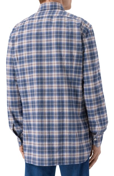 Хлопковая рубашка KITON, арт. UCCH0943902, фото 4