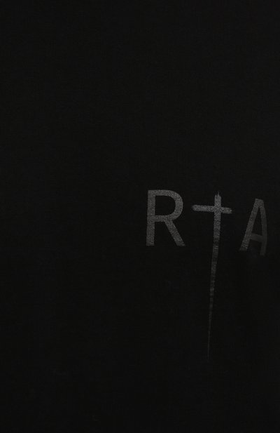 Хлопковый лонгслив RTA, арт. MF21-A094-0049BLKGT, фото 5