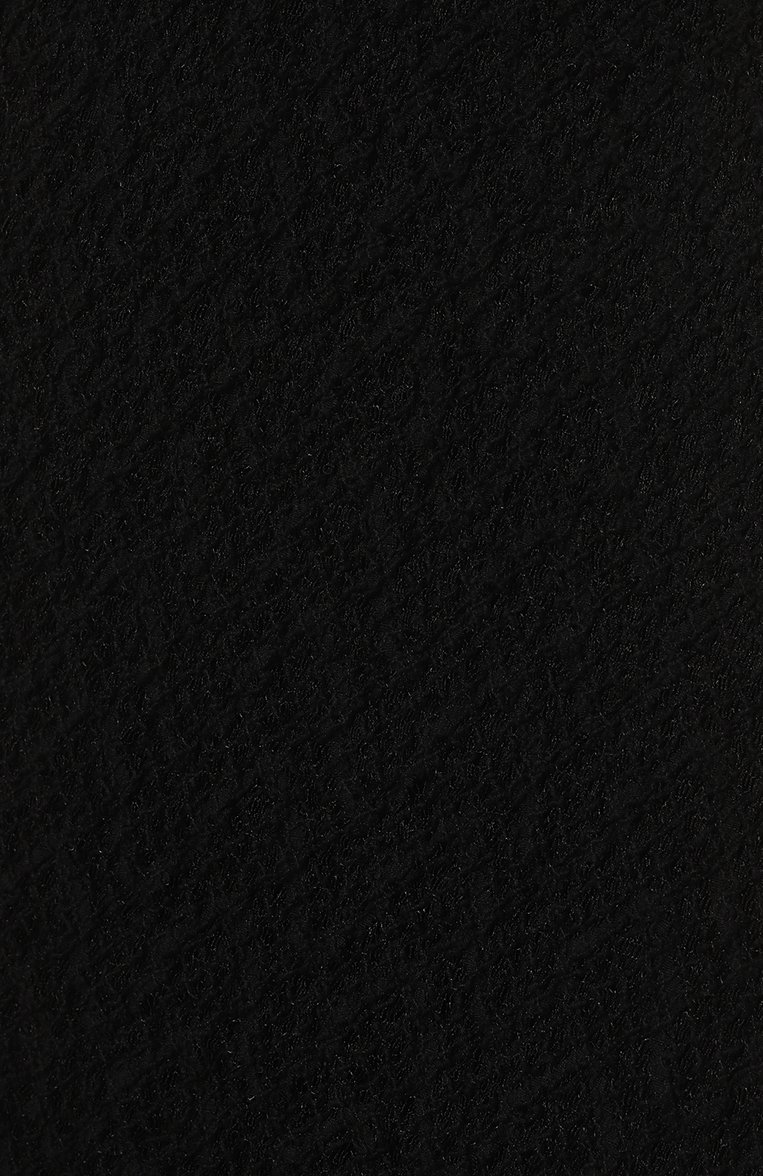 Женское платье JIL SANDER черного цвета, арт. J02CT0338/JTN332 | Фото 5 (Случай: Повседневный; Материал внешний: Синтетический материал, Хлопок; Материал сплава: Проставлено; Длина Ж (юбки, платья, шорты): Макси; Драгоценные камни: Проставлено; Материал подклада: Вискоза; Женское Кросс-КТ: Платье-одежда; Стили: Кэжуэл)