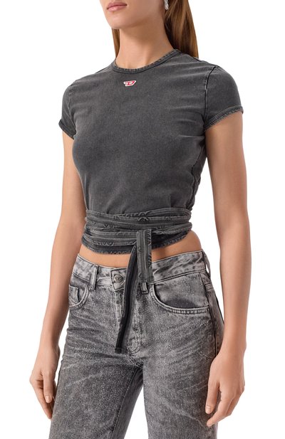 Хлопковая футболка DIESEL, арт. A19520/0KIBY, фото 3