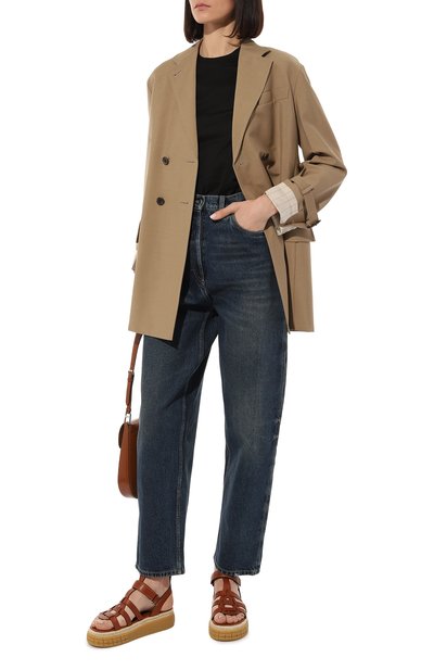 Кожаные сандалии PRADA, арт. 1X960L-248-F0046-045, фото 2