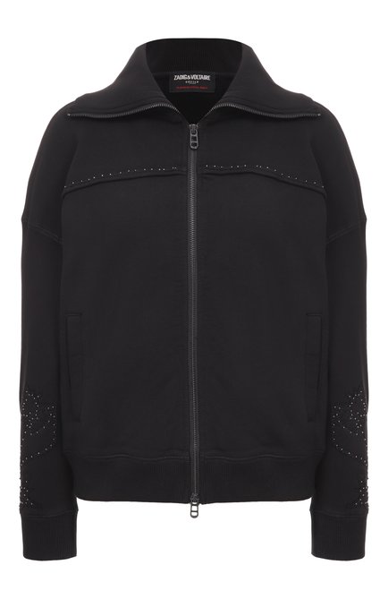 Женский хлопковая толстовка ZADIG AND VOLTAIRE, арт. JWSS01655