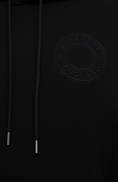 Хлопковое худи BURBERRY, арт. 8042229, фото 5