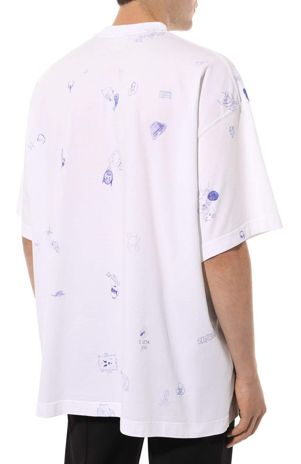 Хлопковая футболка VETEMENTS, арт. UE54TR320W, фото 7