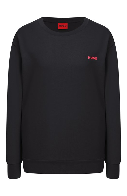 Хлопковый свитшот HUGO 50555632 Чёрный 50555632