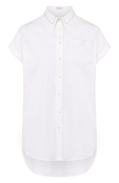 Женская хлопковая рубашка BRUNELLO CUCINELLI, арт. M0091NT206