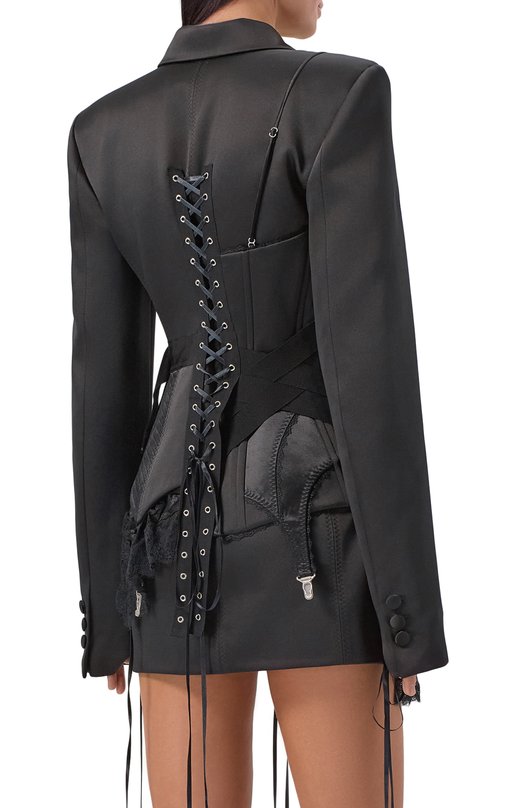 Атласный жакет Daniil Antsiferov DA_1485B Чёрный  DA_1485B Фото 4