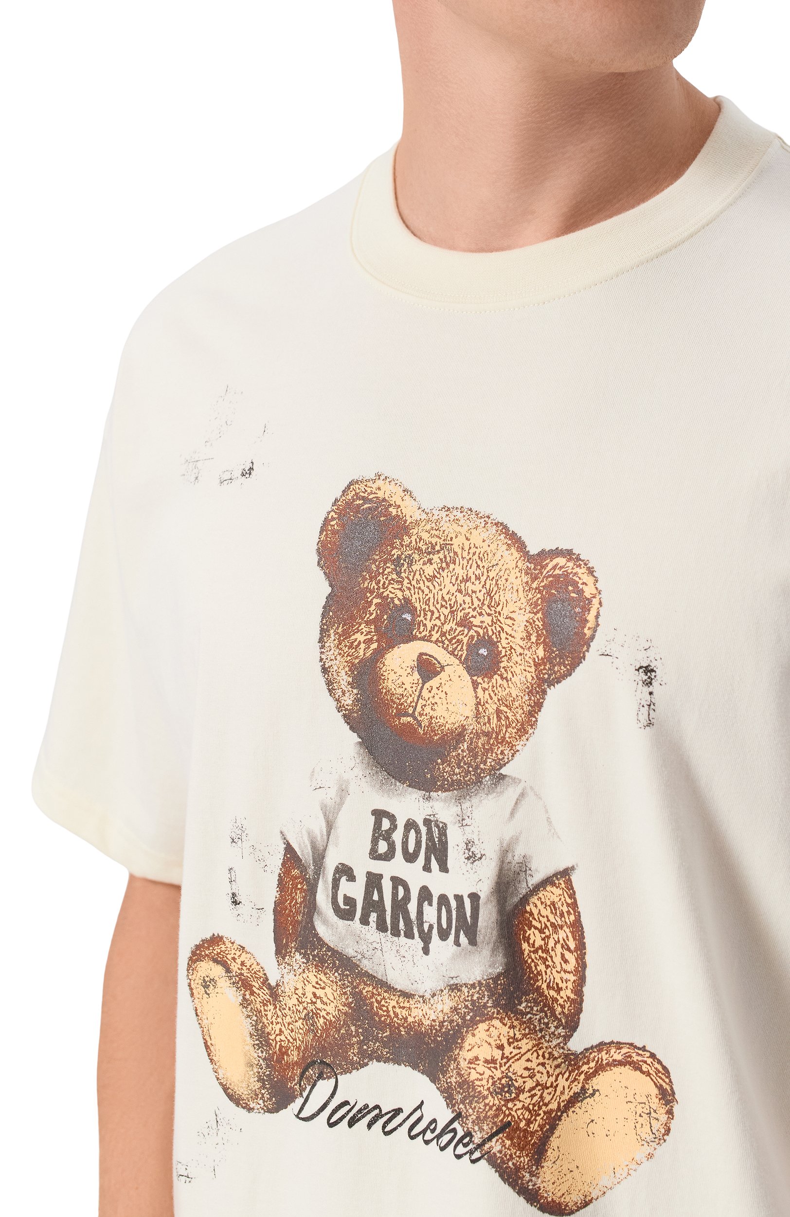 Хлопковая футболка DOMREBEL, арт. M G00D BEAR/T-SHIRT, фото 5