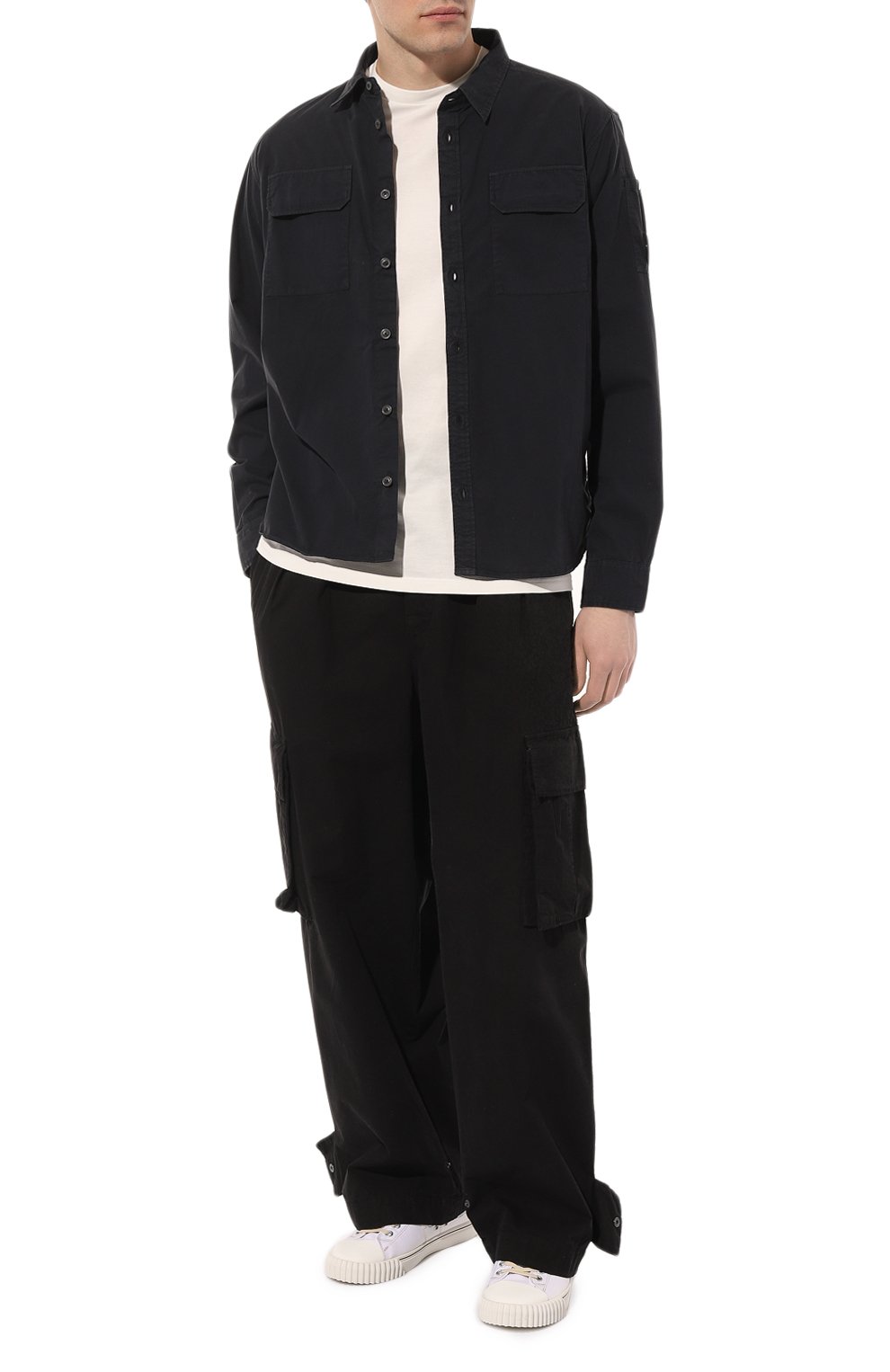 Хлопковая рубашка C.P. COMPANY, арт. 16CMSH157A002824G, фото 2