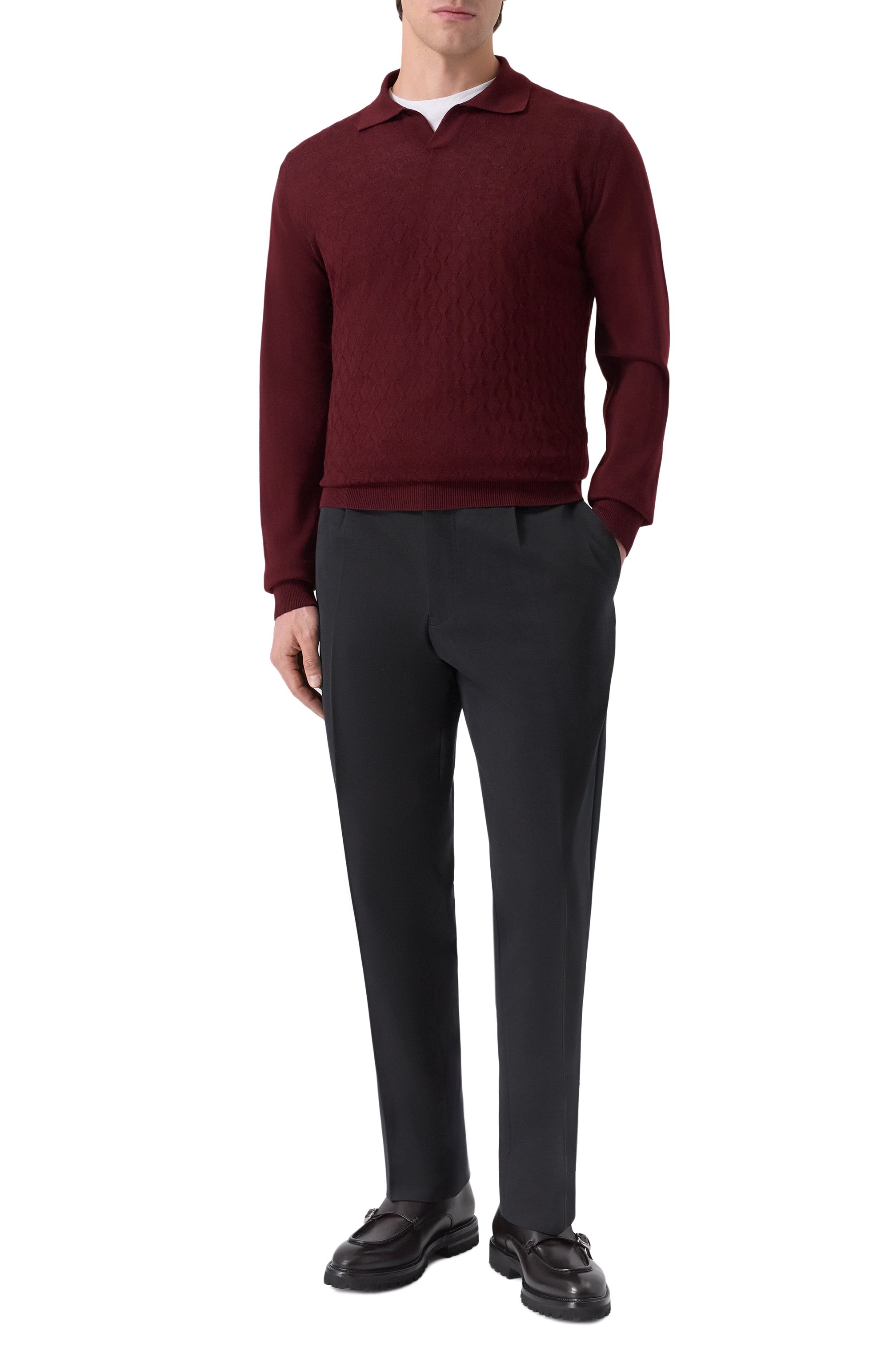 Шерстяное поло CORNELIANI, арт. 26M563-2625199, фото 2