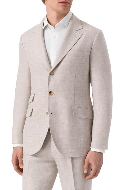 Костюм изо льна и шерсти BRUNELLO CUCINELLI, арт. MW482LDWH, фото 3