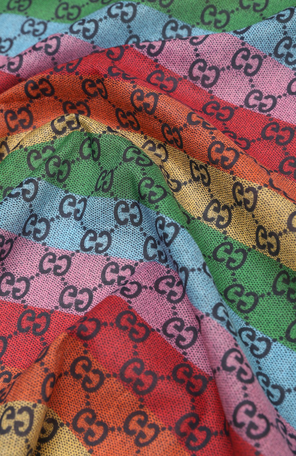 Хлопковый платок GUCCI, арт. 662781 3G101, фото 4