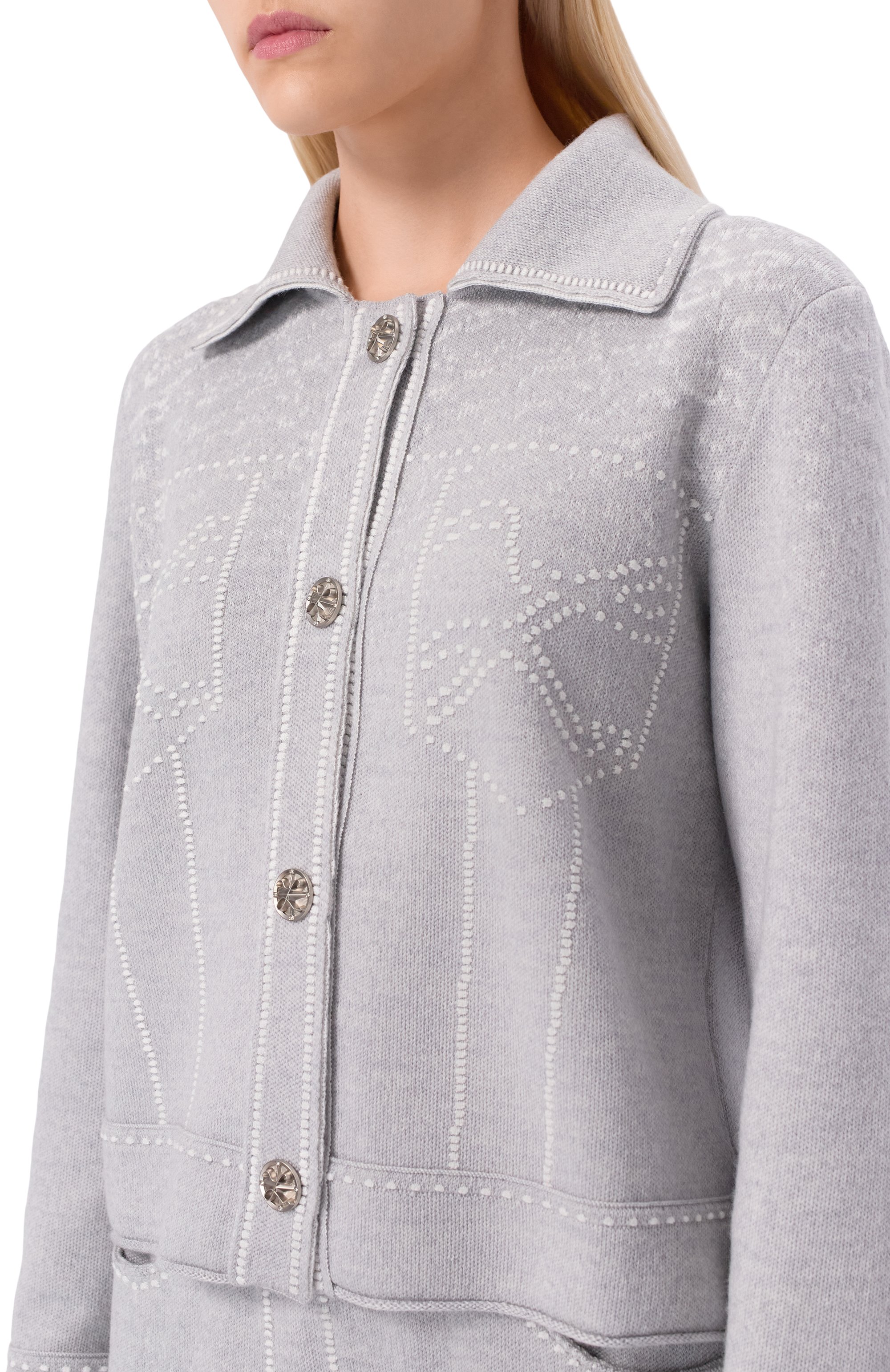 Жакет из шерсти и хлопка AND THE BRAND, арт. W26-JT031-1202-901, фото 5