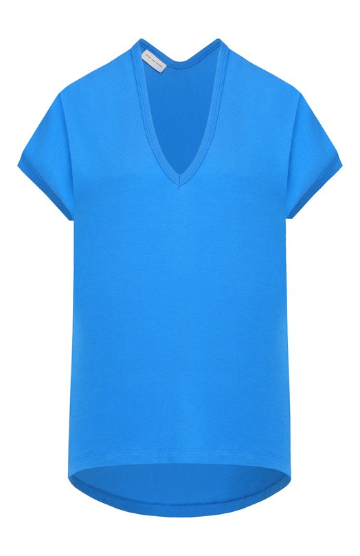 Хлопковая футболка Dries Van Noten 131101/3600 Голубой 131101/3600