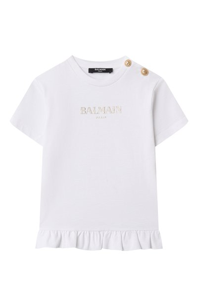Хлопковая футболка BALMAIN, арт. BW8051.