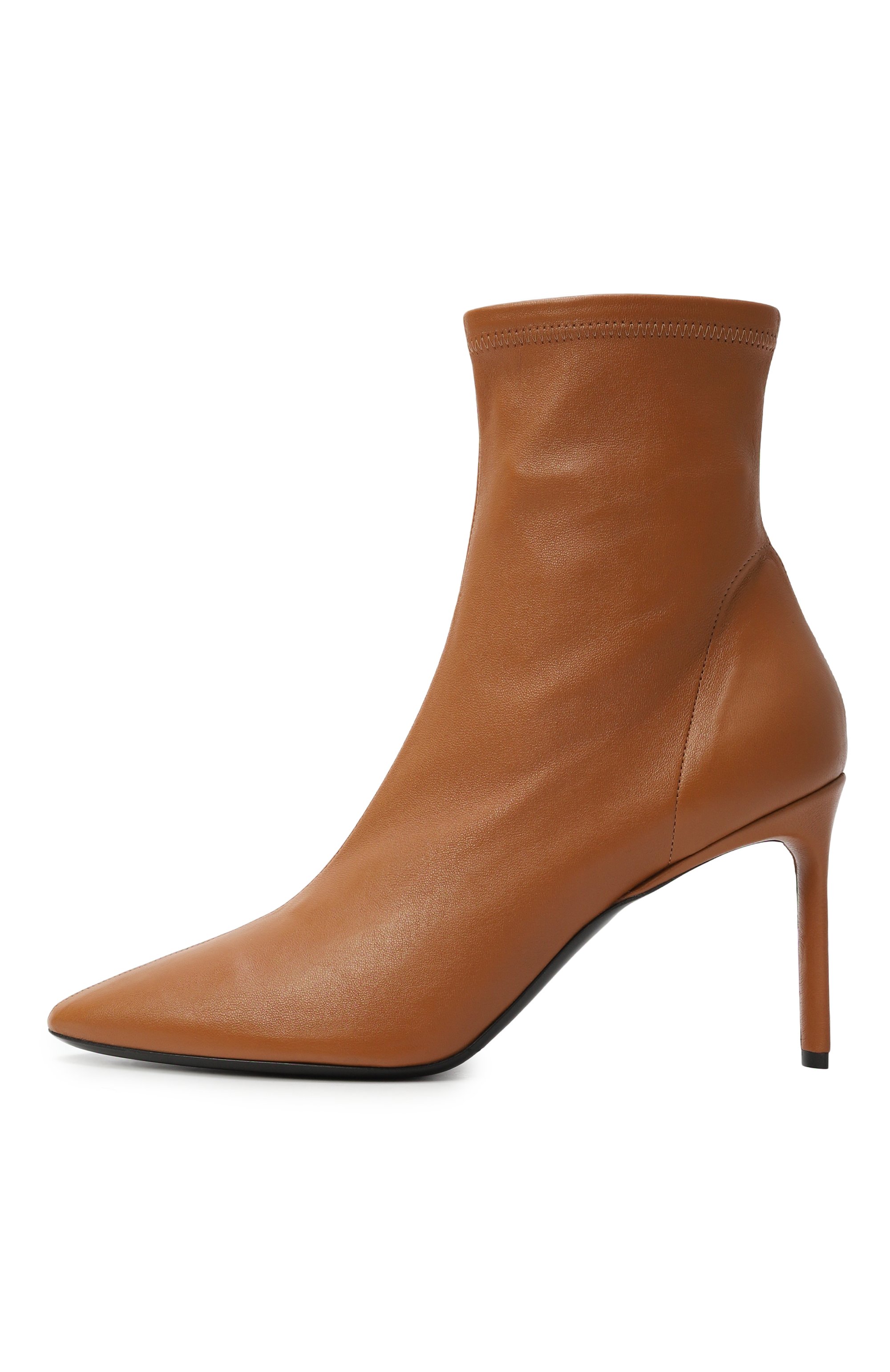 Кожаные ботильоны CO светло-коричневого цвета по цене 143500 руб., арт. 0100STLP-C0G, фото 4 Кожаные ботильоны CO, арт. 0100STLP-C0G, фото 4