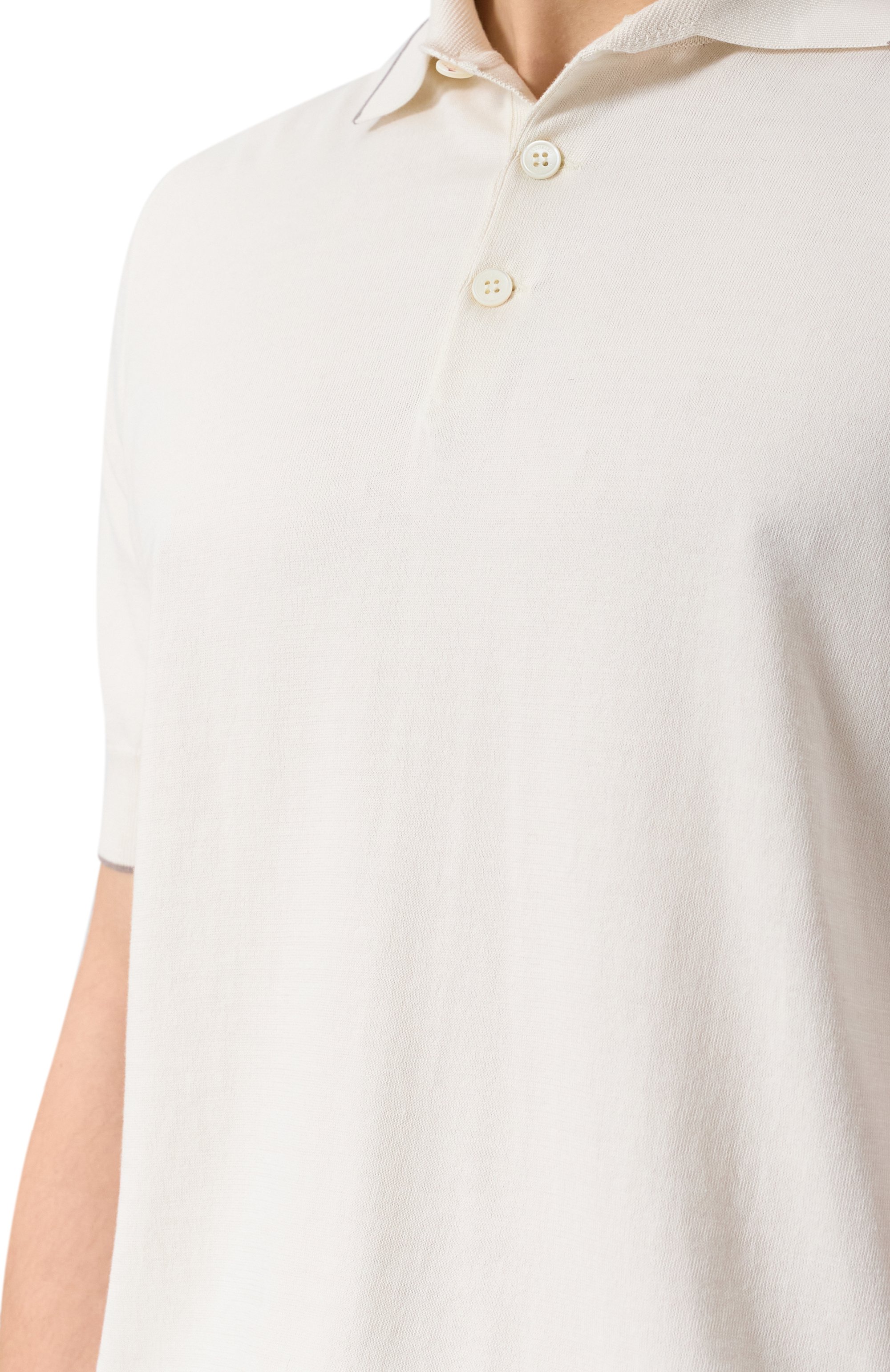 Хлопковое поло BRUNELLO CUCINELLI, арт. M29805205, фото 5