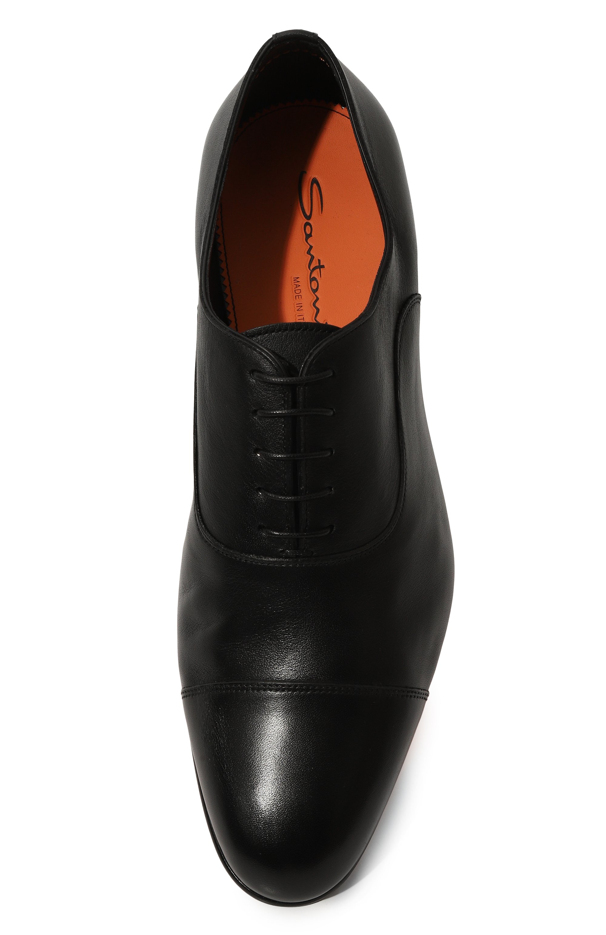 Кожаные оксфорды kenneth SANTONI, арт. MCKG02455LA1SSJ8N01, фото 6