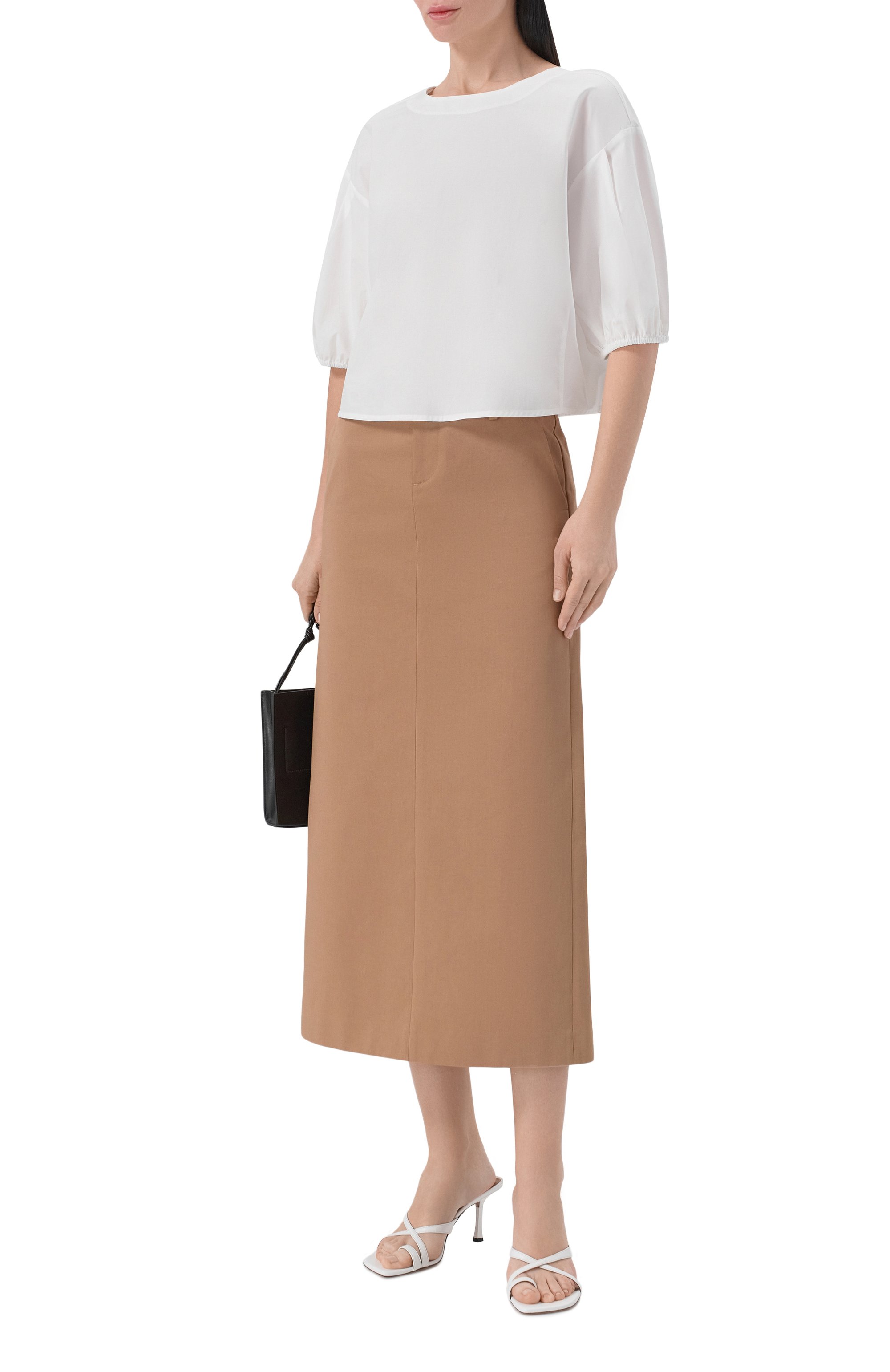 Хлопковая блузка EMPORIO ARMANI, арт. EW003114/AF10010, фото 2