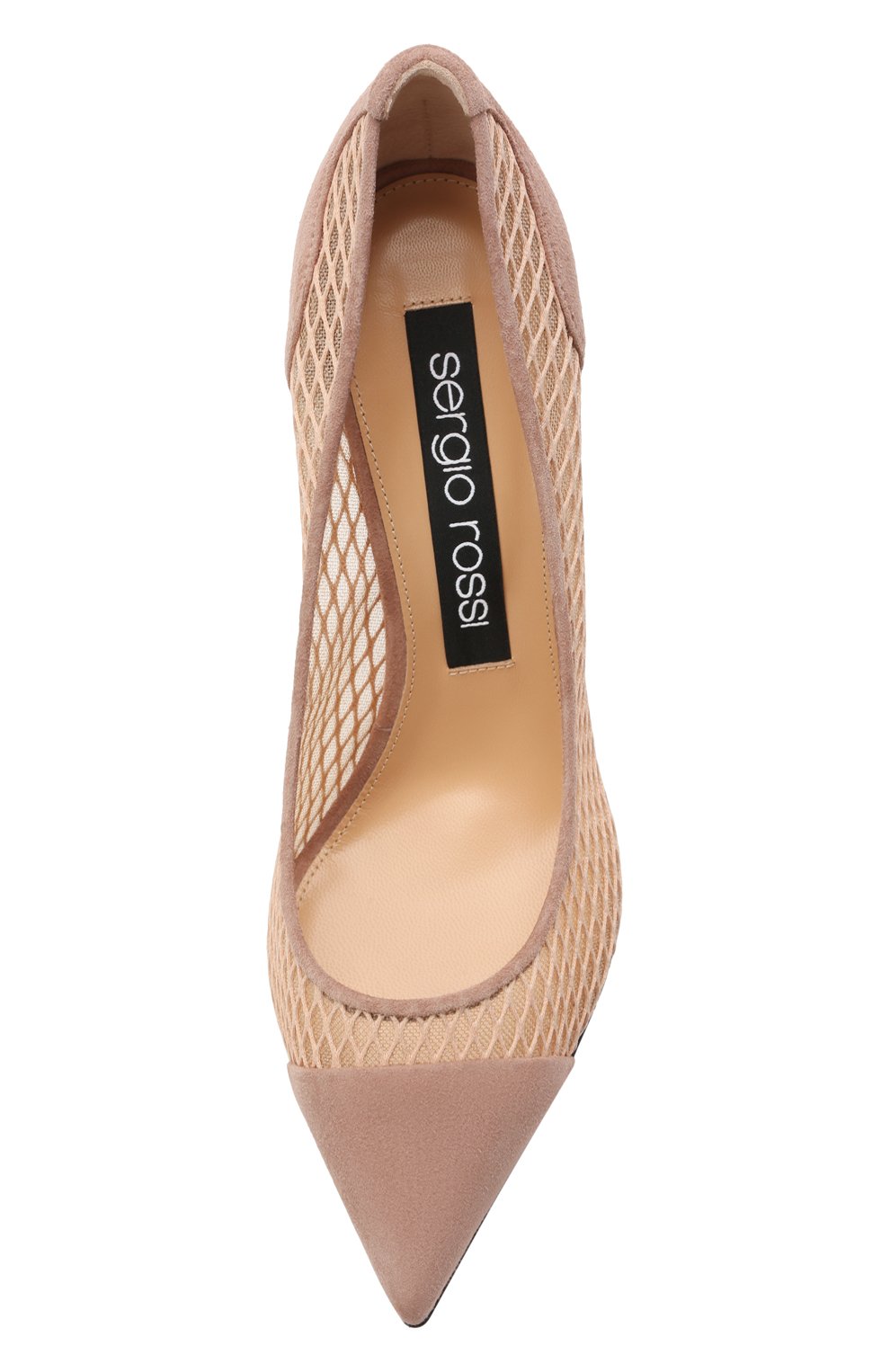 Комбинированные туфли godiva SERGIO ROSSI, арт. A89580-MFI302, фото 5