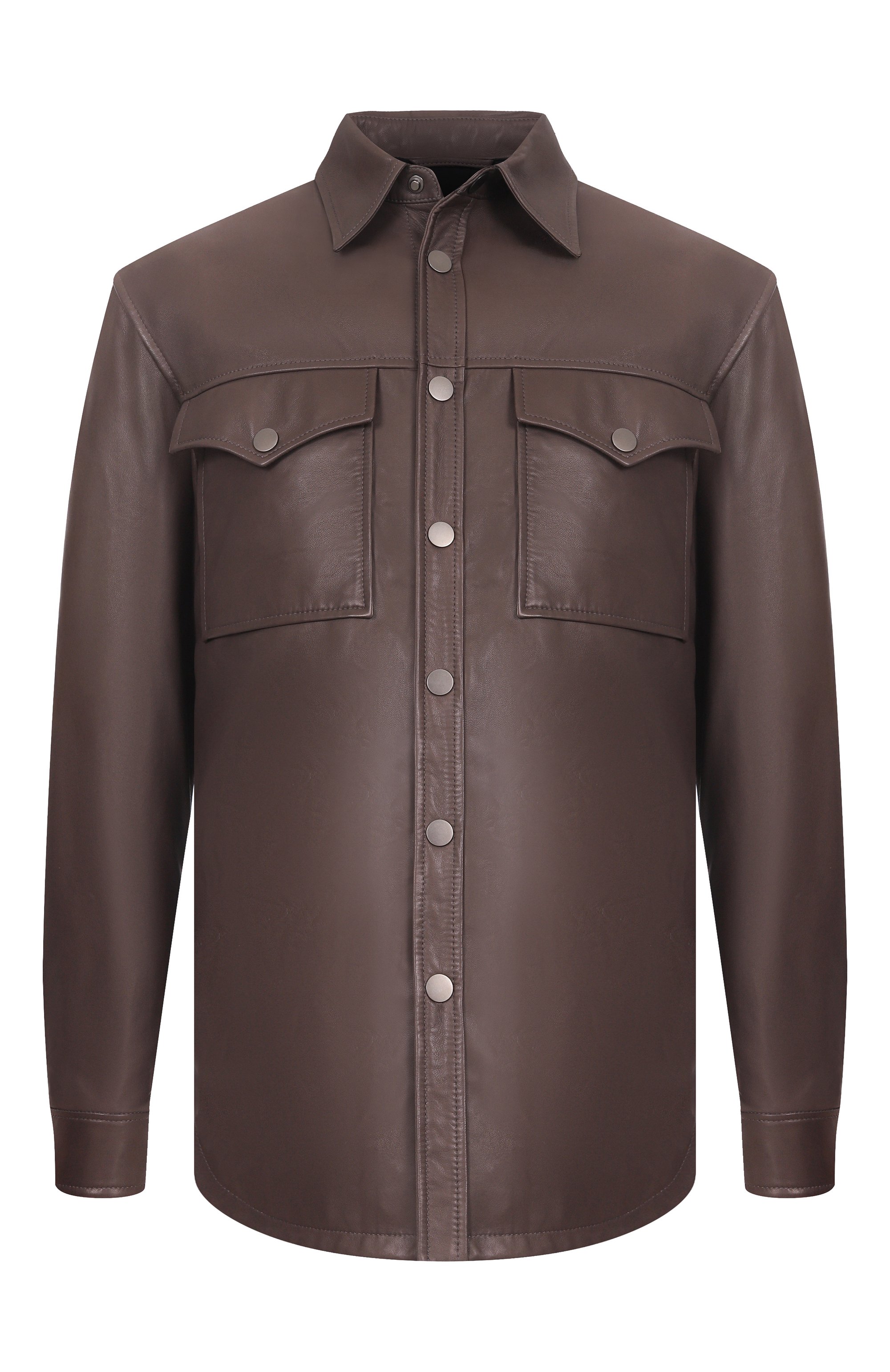 Кожаная куртка-рубашка MVST, арт. 54204/58-68, фото 1